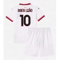 Dres AC Milan Rafael Leao #10 Preč pre deti 2024-25 Krátky Rukáv (+ trenírky)